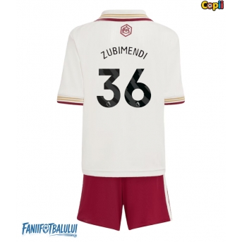 Arsenal Martin Zubimendi #36 Echipament de Fotbal Replică 2025-26 Copii Treilea (+ Șorturi)